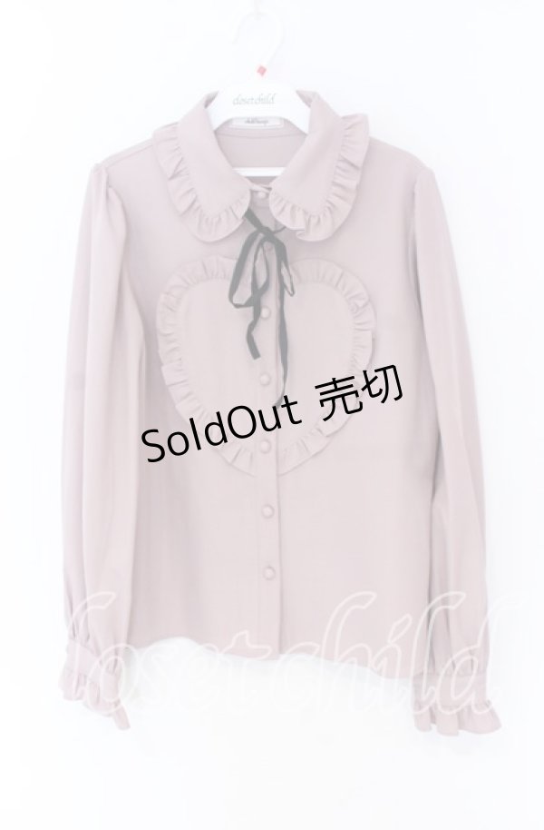 画像1: Ank Rouge / フロントハートデザインブラウス  ピンク O-25-12-02-1037-CA-BL-IG-OS (1)