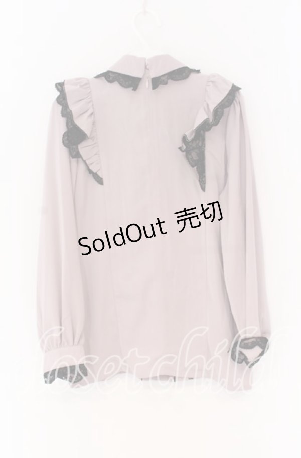 画像3: Rojita / ダブルリボンフリルブラウス  ピンク×クロ O-25-12-02-1038-LO-BL-IG-OS (3)