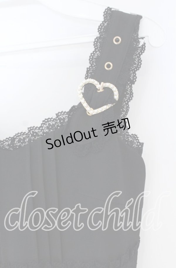 画像2: Rojita / ハートバックルレースジャンスカ  クロ O-25-12-02-1050-LO-OP-IG-OS (2)