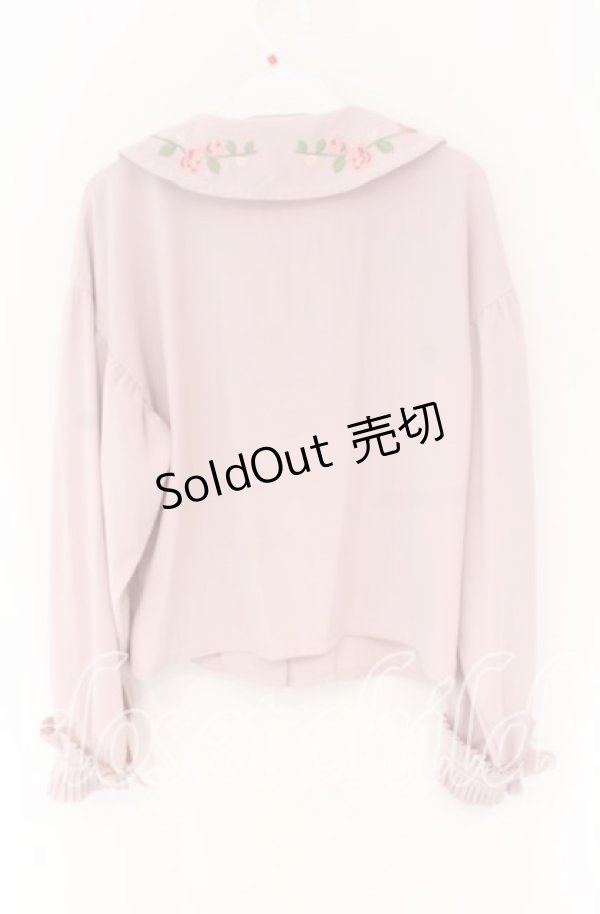 画像3: Swankiss / 薔薇刺繍ブラウス  ピンク O-25-12-02-1005-CA-BL-IG-OS (3)