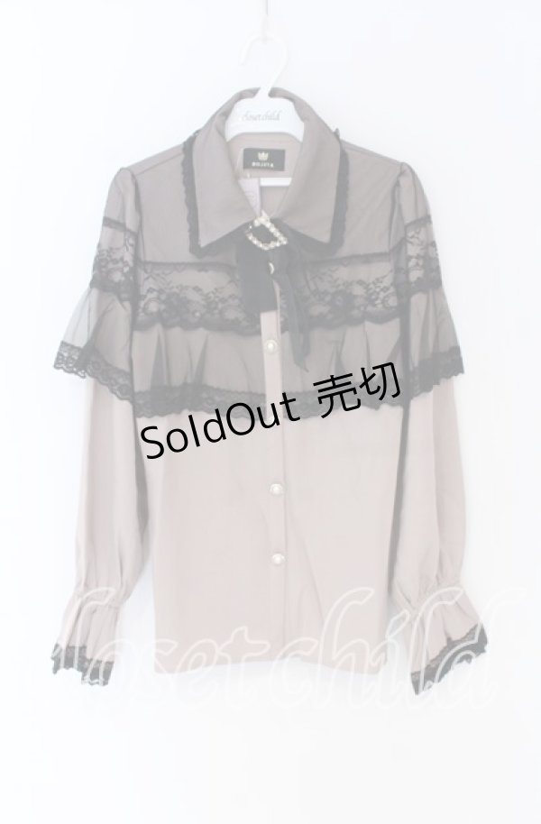 画像1: Rojita / チュールシアーケープブラウス  ピンク O-25-12-02-1052-LO-BL-IG-OS (1)