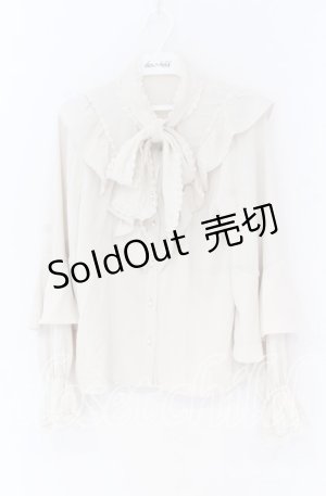 画像: Rojita / レーシーリボン袖ボリュームブラウス  アイボリー O-25-12-02-1056-LO-BL-IG-OS