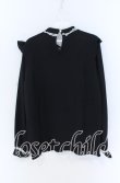 画像3: Rojita / レース切り替えロゴリボンブラウス  クロ O-25-12-02-1061-LO-BL-IG-OS (3)