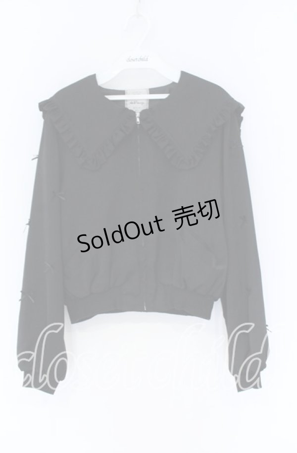 画像1: Ank Rouge / リボンセーラーブルゾン  クロ O-25-12-02-1007-CA-JA-IG-OS (1)