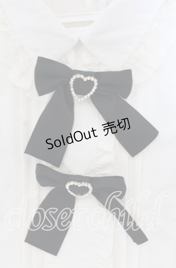 画像2: Rojita / ダブルリボンフリルブラウス  オフシロ O-25-12-02-1071-LO-BL-IG-OS (2)