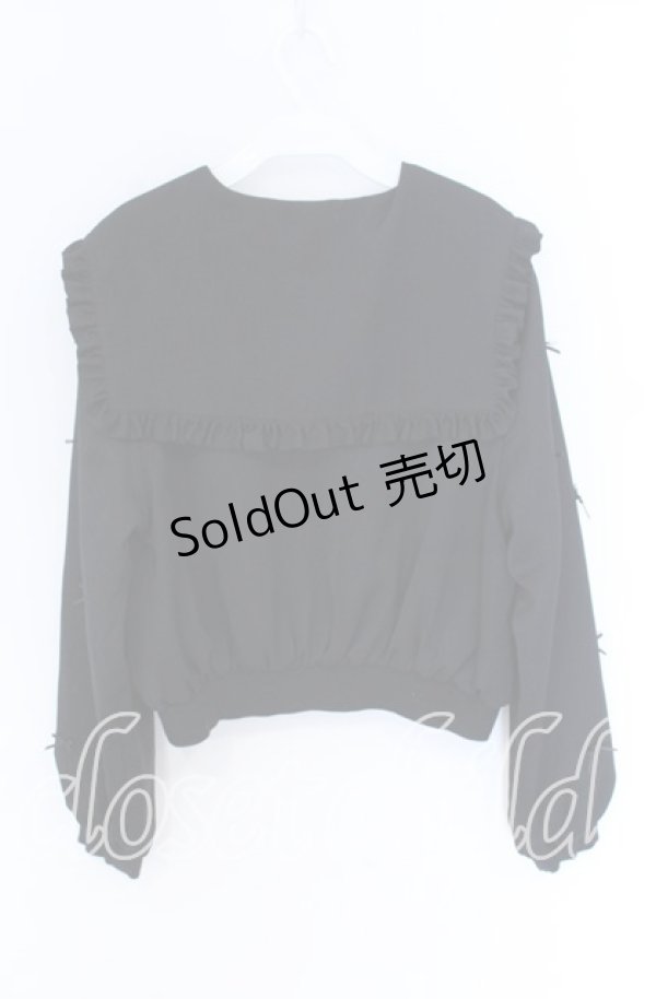 画像3: Ank Rouge / リボンセーラーブルゾン  クロ O-25-12-02-1007-CA-JA-IG-OS (3)