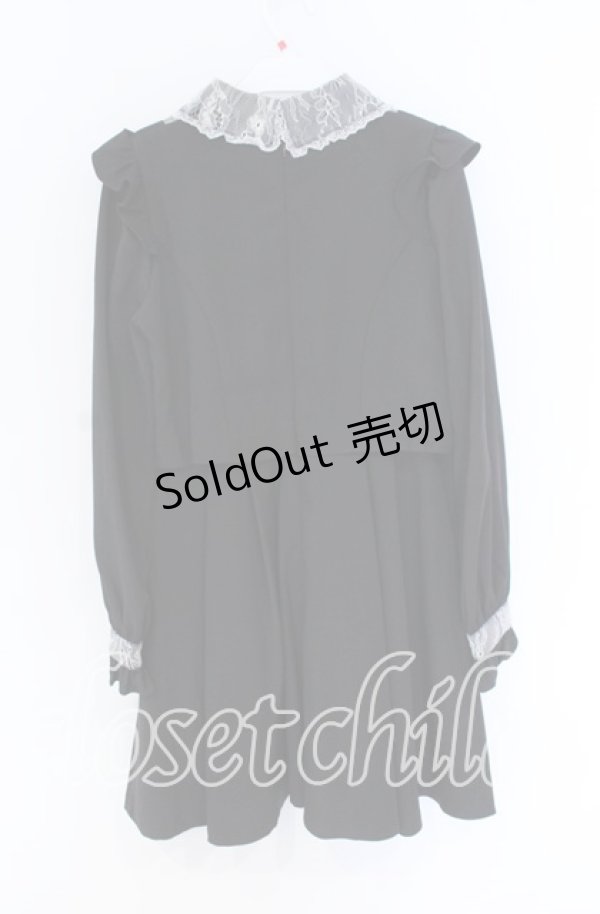 画像3: Rojita / レースリボンカラーワンピース  クロ O-25-12-02-1073-LO-OP-IG-OS (3)