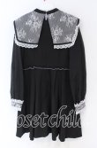 画像3: Rojita / 配色レースセーラーカラーワンピース  クロ×シロ O-25-12-02-1078-LO-OP-IG-OS (3)