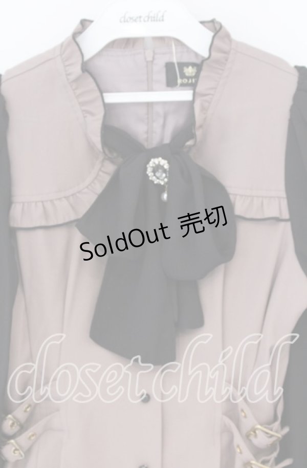 画像2: Rojita / BIGリボン配色ワンピース  ピンク×クロ O-25-12-02-1008-LO-OP-IG-OS (2)