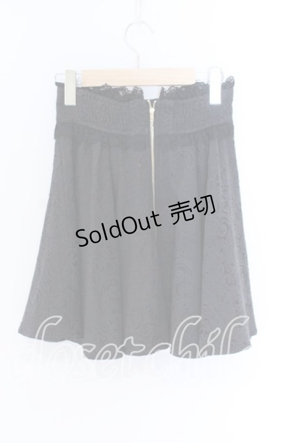 画像3: Rojita / ジャガードフレアスカート  クロ O-25-12-02-1079-LO-SK-IG-OS (3)