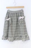 画像1: Swankiss / ポケットリボン台形スカート  グレー O-25-12-02-1082-CA-SK-IG-ZT372 (1)