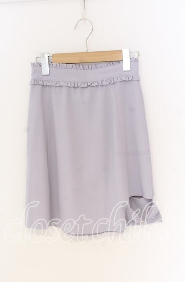 画像1: Ank Rouge / 裾バックルスカート  ラベンダー O-25-12-02-1085-CA-SK-IG-ZT372 (1)