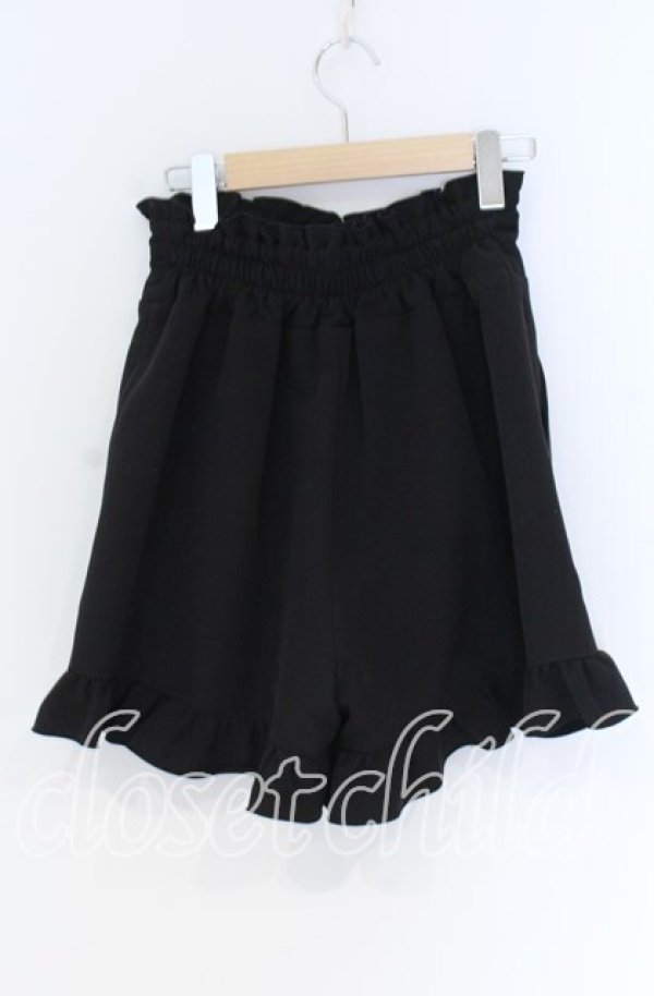 画像2: MA*RS / フリルキュロット  クロ O-25-12-02-1089-EL-PA-IG-ZT207 (2)