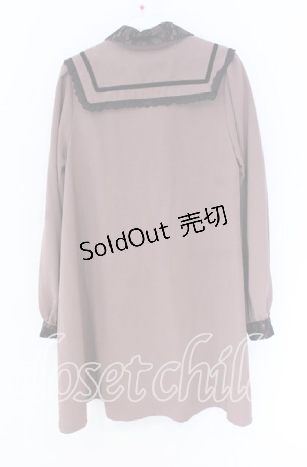 画像3: Rojita / レースフリルセーラーカラー風ワンピース  ピンク」 O-25-12-02-1011-LO-OP-IG-OS (3)