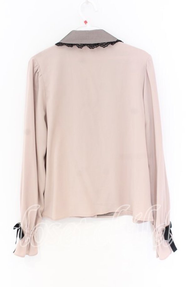 画像3: Rojita / チャイナ風テーラードブラウス  ピンク×クロ O-25-12-02-1014-LO-BL-IG-OS (3)