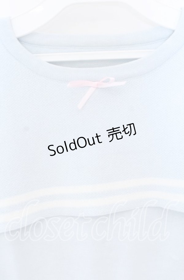 画像2: Honey Cinnamon / セーラーカラーニット  ブルー O-25-12-02-1017-LO-TO-IG-OS (2)