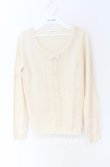 画像1: LODISPOTTO / リボンニット  アイボリー O-25-12-02-1019-LO-TO-IG-OS (1)