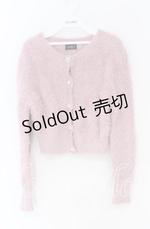 画像: evelyn / シャギーカーディガン  ピンク O-25-12-02-1023-LO-TO-IG-OS