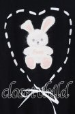 画像2: Honey Cinnamon / うさぎハートはしごリボンニット  クロ O-25-12-02-1025-LO-TO-IG-OS (2)