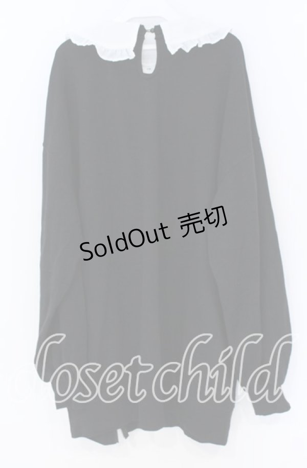 画像3: Ank Rouge / クロスくりぬきくまプルオーバー  クロ O-25-12-02-1026-CA-TO-IG-OS (3)