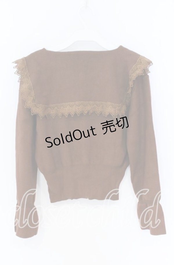 画像3: LODISPOTTO / 襟付きカーディガン  ブラウン O-25-12-02-1029-LO-TO-IG-OS (3)