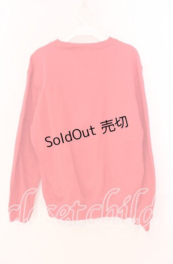 画像3: Nile Perch / フリルワッペントレーナー  アカ O-25-12-02-007-LO-TO-IG-OS (3)