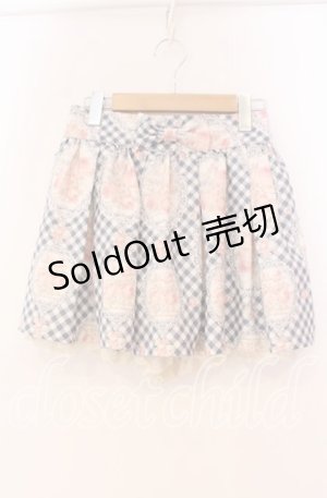 画像: LIZ LISA / フラワーフレーム柄スカパン 0 ブルー O-25-12-02-068-LO-SK-OW-OS