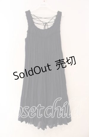 画像: axes femme / ティアードワンピース M ネイビー O-25-12-02-070-AX-OP-OW-OS