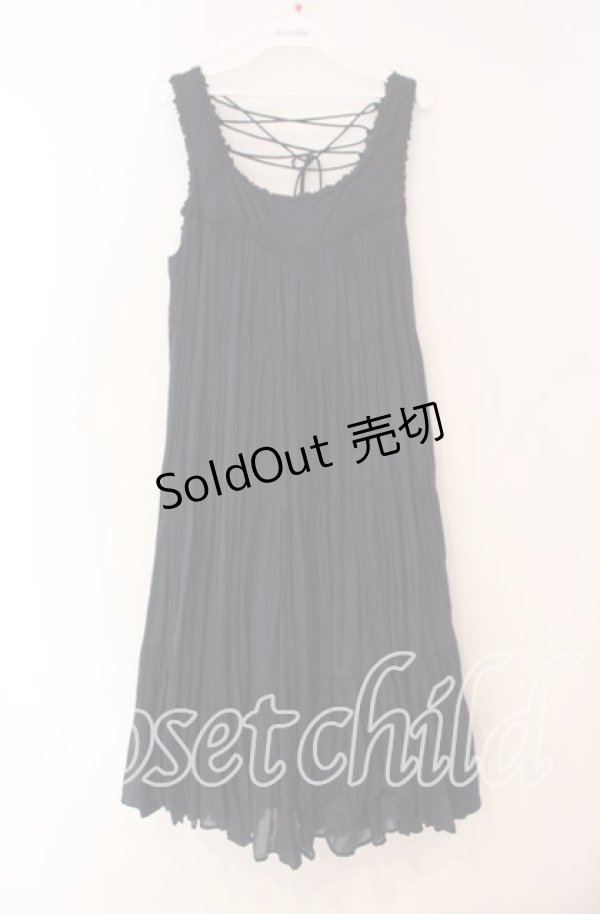 画像1: axes femme / ティアードワンピース M ネイビー O-25-12-02-070-AX-OP-OW-OS (1)