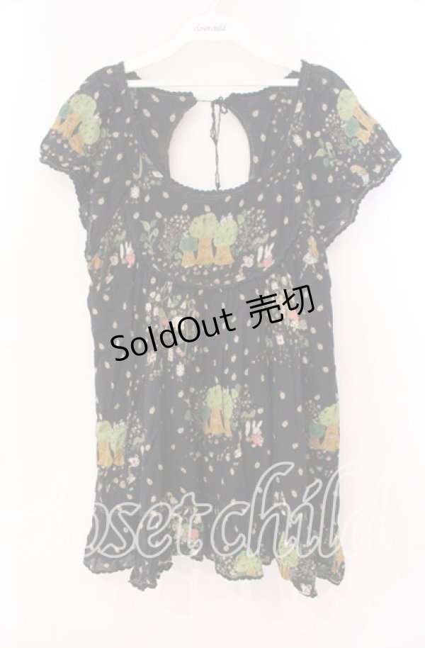 画像1: Franche Lippee / アリスティータイムチュニック M クロ O-25-12-02-072-LO-TO-OW-ZT358 (1)