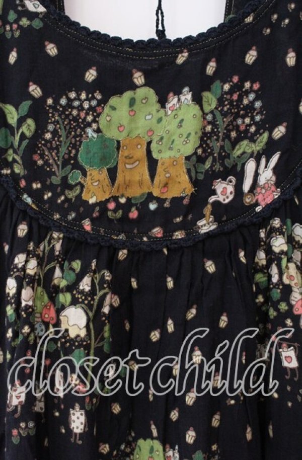 画像2: Franche Lippee / アリスティータイムチュニック M クロ O-25-12-02-072-LO-TO-OW-OS (2)