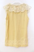画像3: axes femme / フリル襟タンクトップ M イエロー O-25-12-02-073-AX-TO-OW-OS (3)