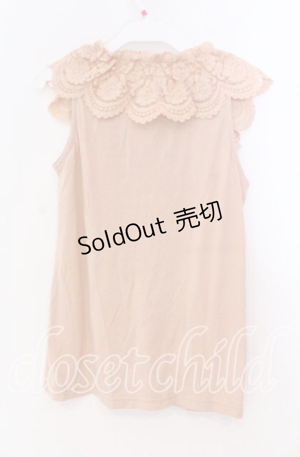 画像3: axes femme / フリル襟タンクトップ M ピンク O-25-12-02-074-AX-TO-OW-OS (3)