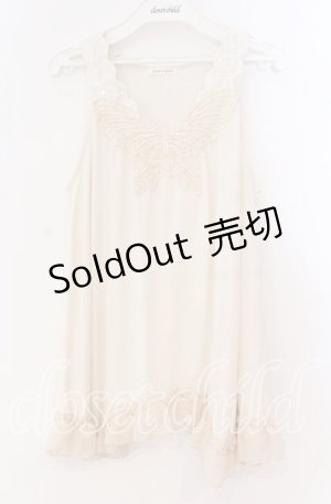 画像: axes femme / バタフライレース使いAラインタンクトップ M キナリ O-25-12-02-081-AX-TO-OW-OS