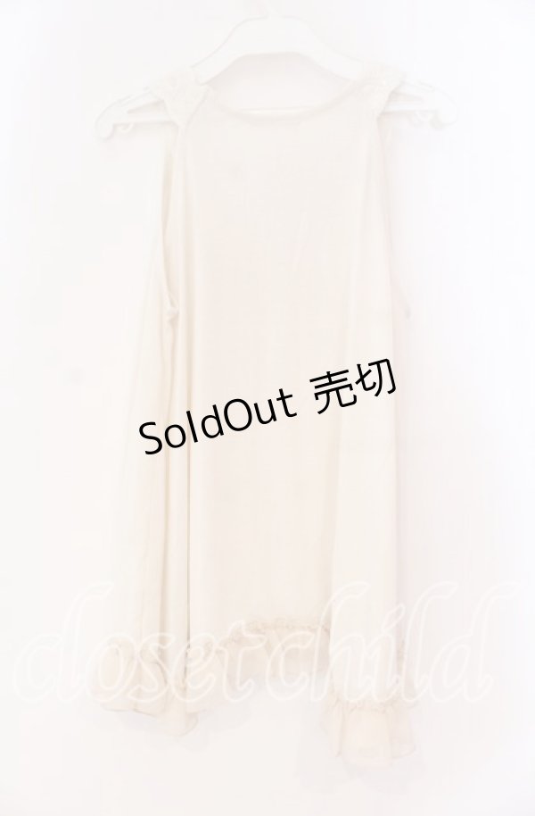 画像3: axes femme / バタフライレース使いAラインタンクトップ M キナリ O-25-12-02-081-AX-TO-OW-OS (3)