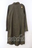 画像4: elements,H / ミリタリーシャツワンピース 02 カーキグリーン O-25-12-02-024-PU-OP-OW-ZT518 (4)