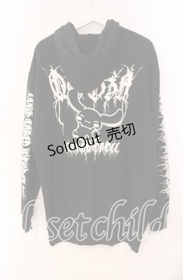 画像3: QOOZA / ×Cinnamoroll シナモロールコラボパーカー  ブラック O-25-12-02-027-PU-TO-IG-OS (3)