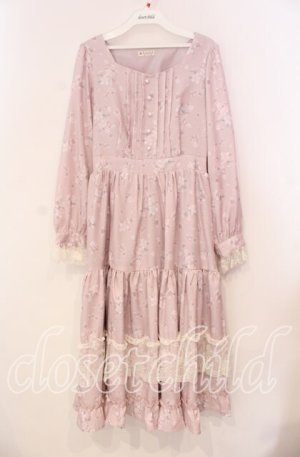 画像: axes femme / SAKURAティアードワンピース  ピンク O-25-12-02-029-AX-OP-IG-OS