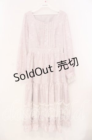 画像: axes femme / SAKURAティアードワンピース  ピンク O-25-12-02-029-AX-OP-IG-OS