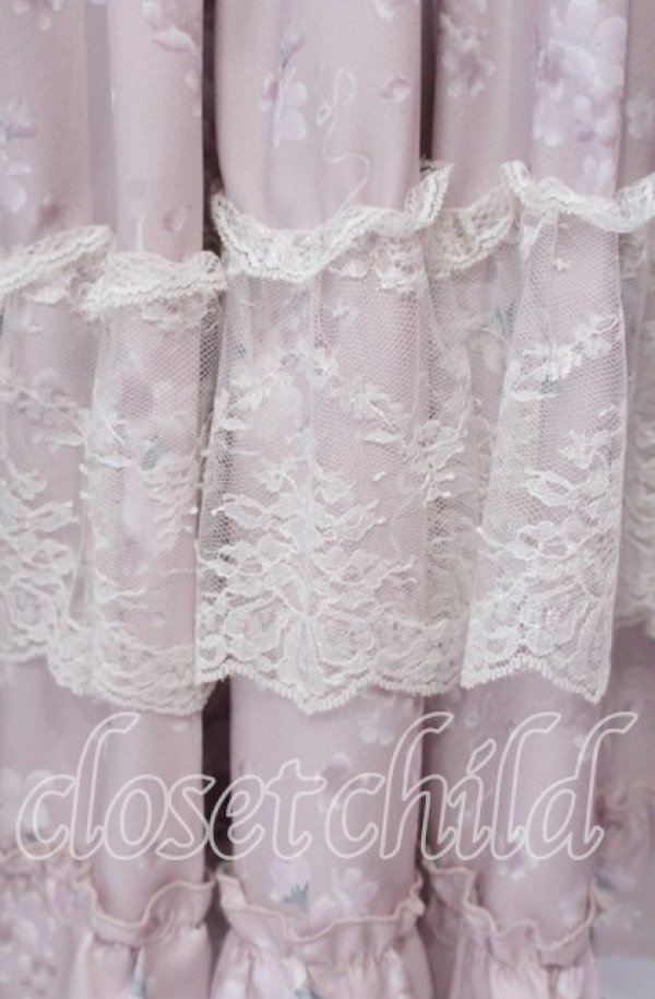 画像2: axes femme / SAKURAティアードワンピース  ピンク O-25-12-02-029-AX-OP-IG-OS (2)