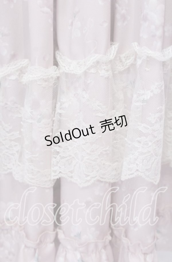 画像2: axes femme / SAKURAティアードワンピース  ピンク O-25-12-02-029-AX-OP-IG-OS (2)