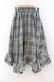 画像3: axes femme / タータンチェックイレヘムスカート  ミント O-25-12-02-031-AX-SK-IG-OS (3)