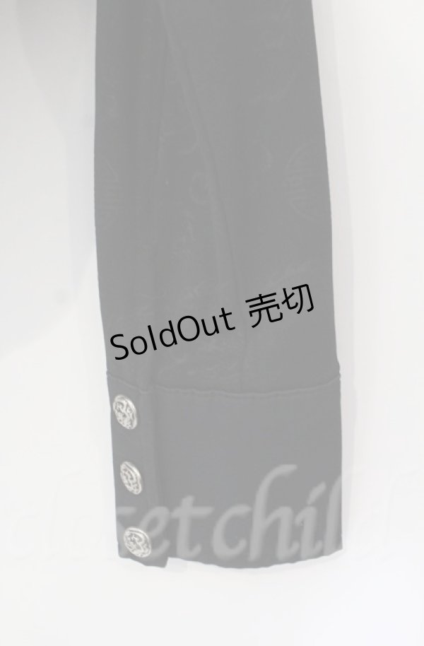 画像3: Qutie Frash / スタンドネックZIPカーディガン  ブラック×レッド O-25-12-03-037-QU-TO-OW-ZT1208B (3)