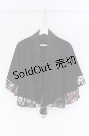 画像: Qutie Frash / 2022漆黒-SIKKOKU-ポンチョ  ブラック O-25-12-03-039-QU-JA-IG-ZT054