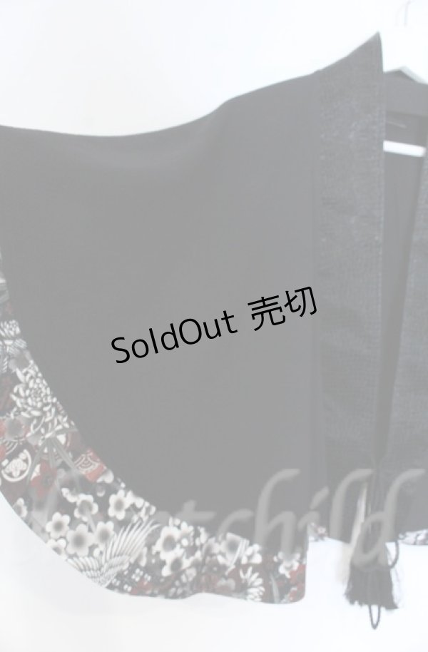 画像3: Qutie Frash / 2022漆黒-SIKKOKU-ポンチョ  ブラック O-25-12-03-039-QU-JA-IG-ZT054 (3)