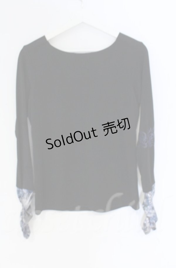 画像3: 【SALE】Qutie Frash / クロスインナーT  ブルー×ブラック O-25-12-03-040-QU-TO-IG-ZT054 (3)