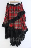 画像3: Qutie Frash / タータンチェックフリルロングスカート  レッド O-25-12-03-045-QU-SK-OW-OS (3)