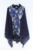 画像1: Qutie Frash / チャイナ着物袖チュニック  ブルー O-25-12-03-008-QU-TO-IG-ZT079 (1)