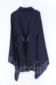 画像4: Qutie Frash / チャイナ着物袖チュニック  ブルー O-25-12-03-008-QU-TO-IG-ZT079 (4)