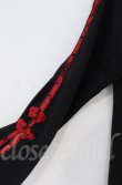 画像2: Qutie Frash / 8分袖インナーT  ブラック×レッド O-25-12-03-016-QU-TO-OW-ZT1208B (2)